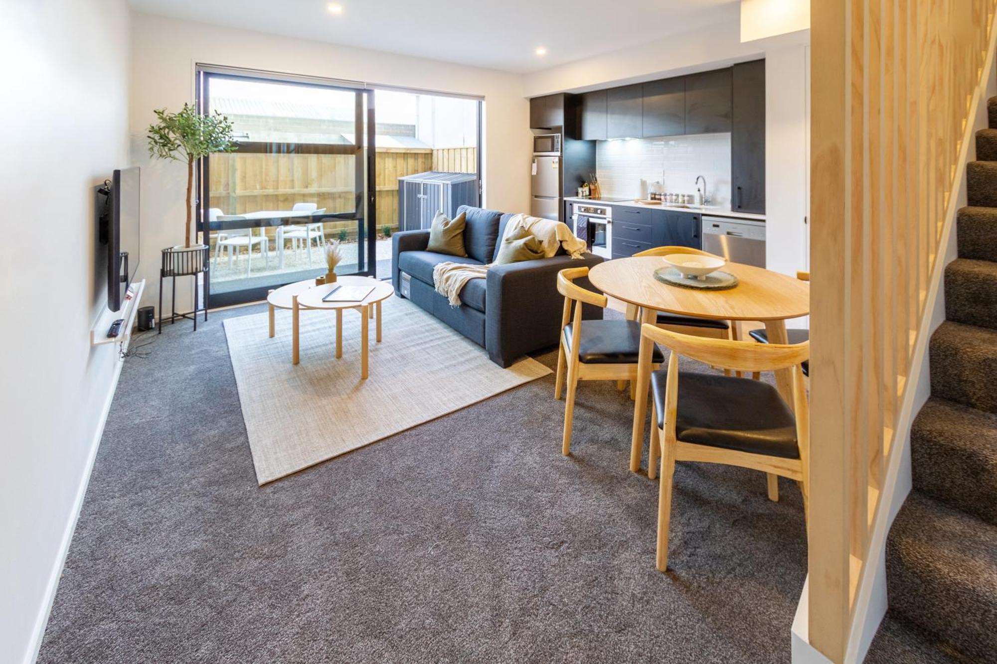 2 Bed, 2 Bath W Sofa Bed - Great Cafes Nearby Apartment Christchurch Luaran gambar