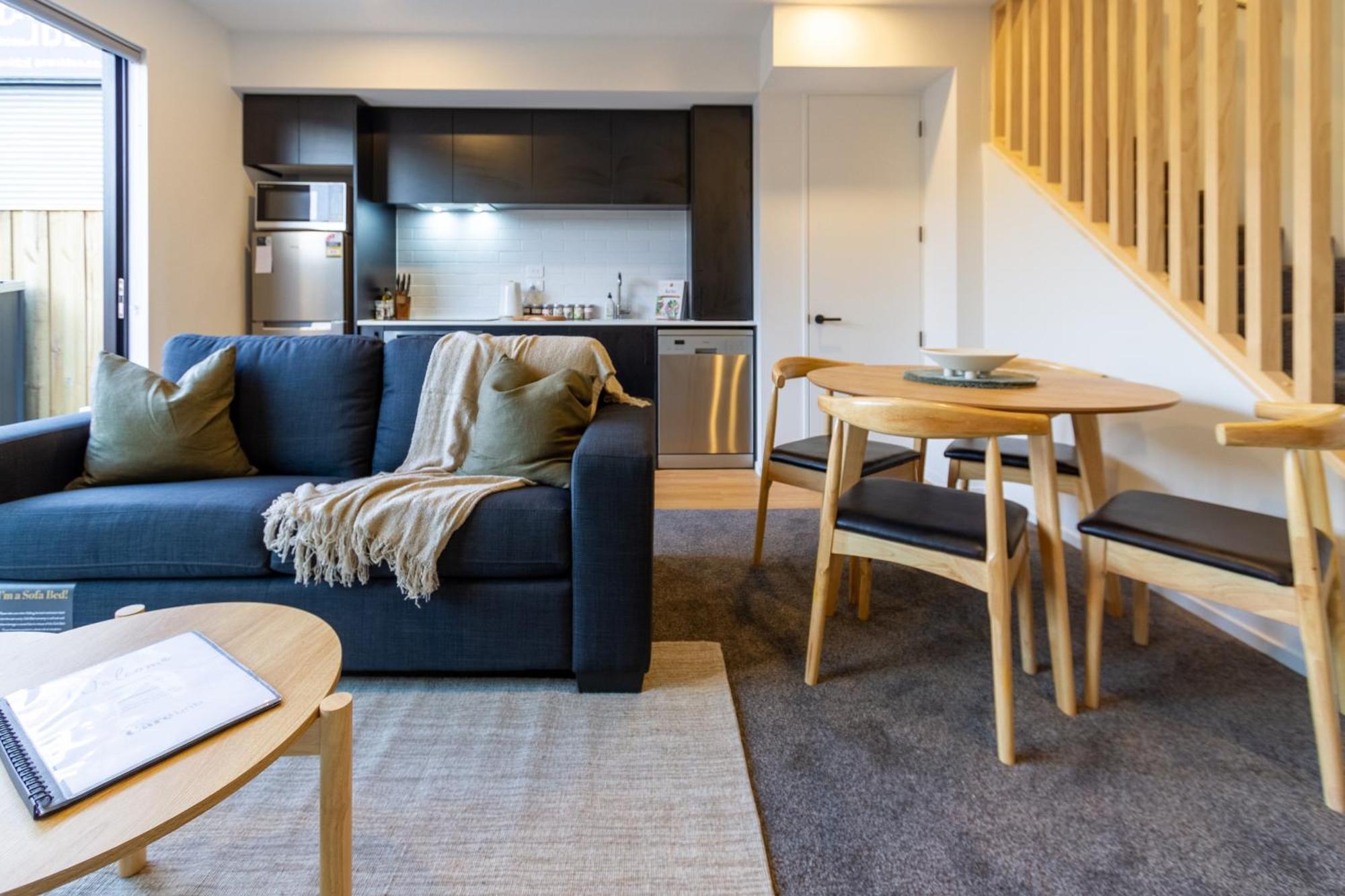 2 Bed, 2 Bath W Sofa Bed - Great Cafes Nearby Apartment Christchurch Luaran gambar