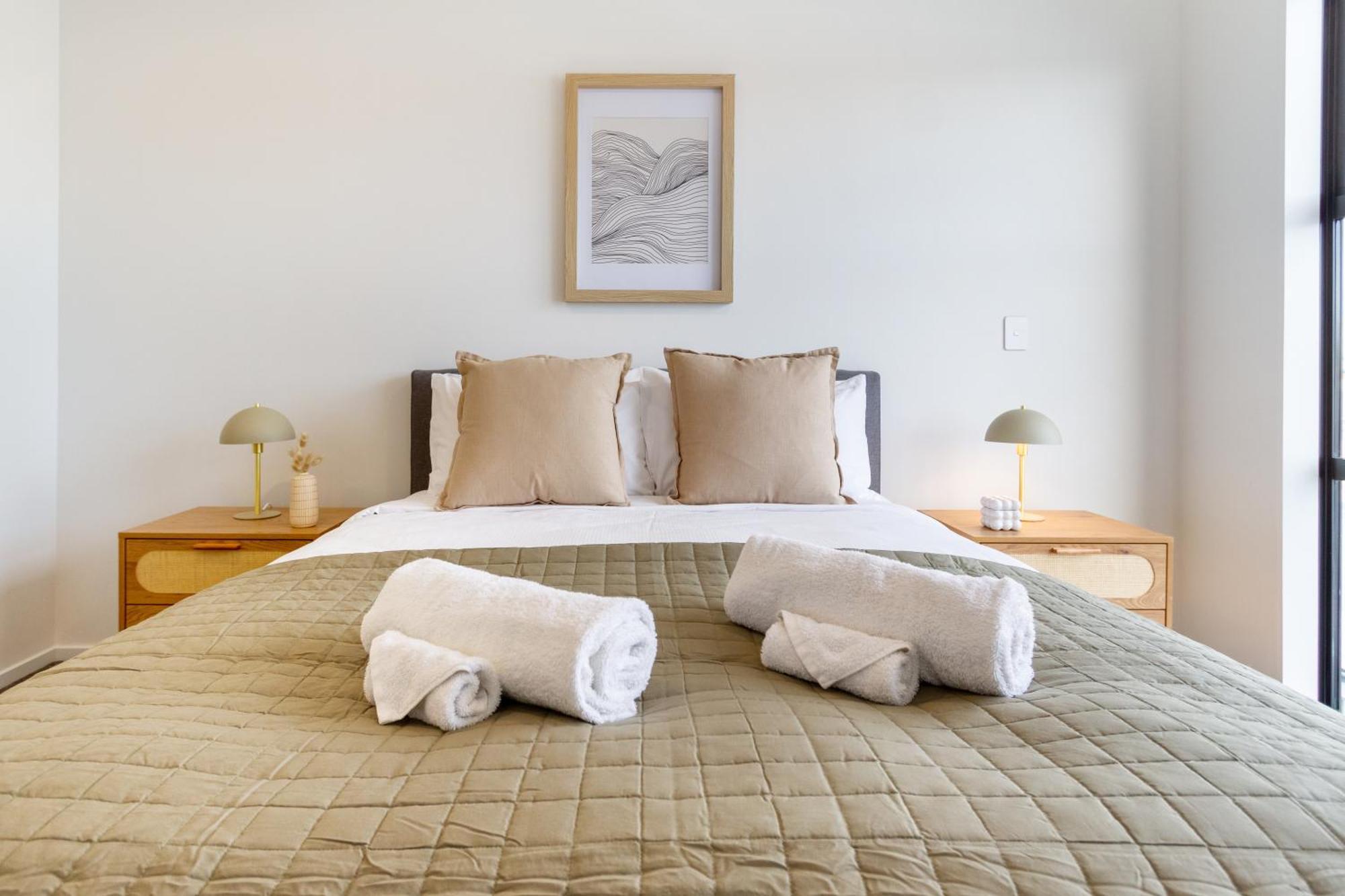 2 Bed, 2 Bath W Sofa Bed - Great Cafes Nearby Apartment Christchurch Luaran gambar