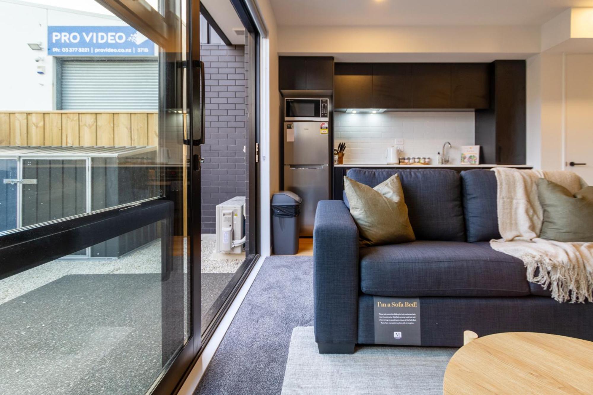 2 Bed, 2 Bath W Sofa Bed - Great Cafes Nearby Apartment Christchurch Luaran gambar